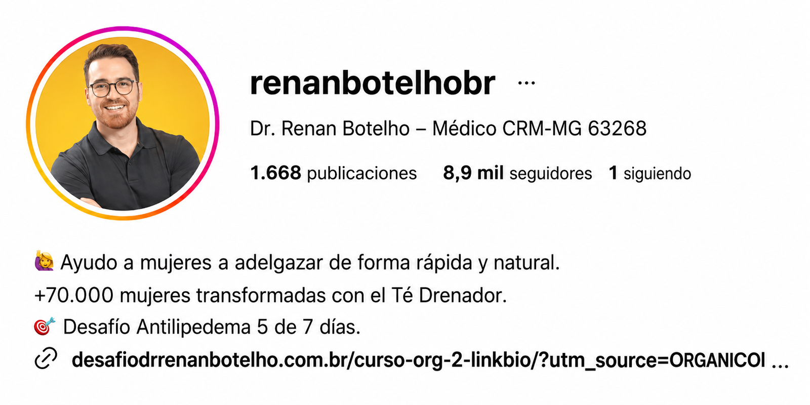 Perfil del Dr. Renan Botelho